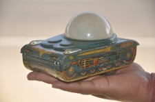 Jouet En Fer Blanc Vintage Fin