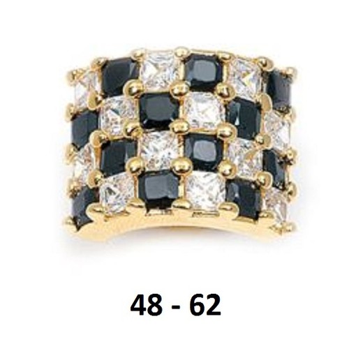 Grosse bague damier t52 60 - damier,
