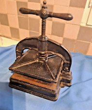 SUPERBE PRESSE A RELIER DE NOTAIRE, FONTE NOIRE TRES BEL ETAT 19ème