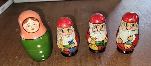 Poupées russes père noèl - noèl,