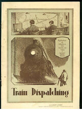LAMBOT TRAIN DISPATCHING SYSTEM WESTERN ELECTRIC BELL TELEPHONE AUTOGRAFO 1926