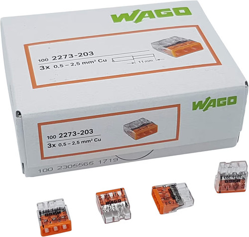 Wago 2273 203 bornes - bornes, de