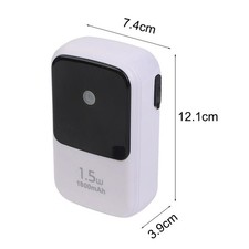 Pompe à air d'aquarium rechargeable silencieuse alimentée par batterie convien