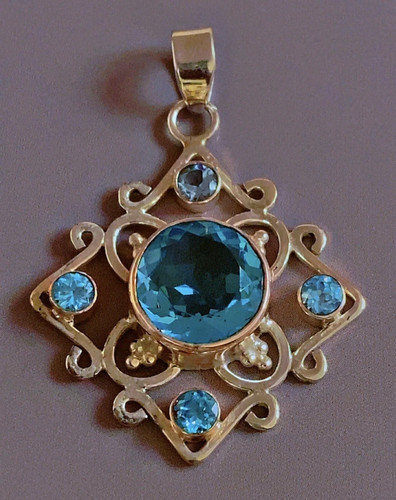 Superbe pendentif argent
