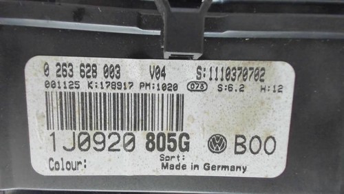 Compteur volkswagen golf ajm - golf,