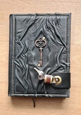 Journal Intime avec Cadenas Papier Shamwa 17x23 cm - 384 Pages Cuir + 2 Clés