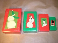 4 RARES BOITES GIGOGNES EN