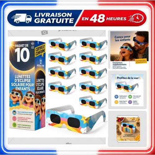 Lunettes éclipse solaire