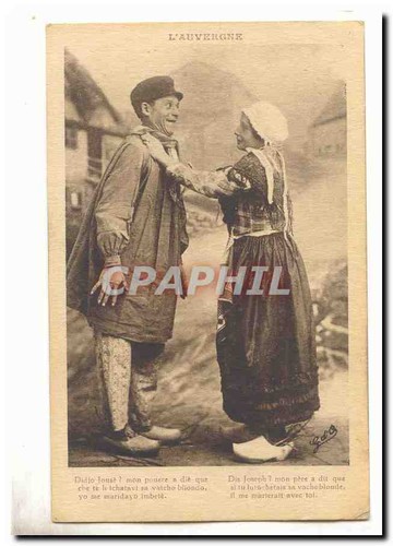 Auvergne scène de vie - —,