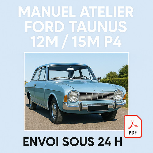 Manuel atelier ford - ford, taunus