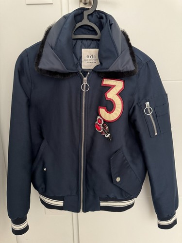Veste bombers bleu marine