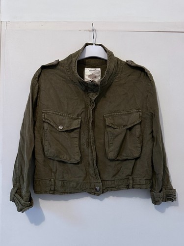 Veste courte verte femme