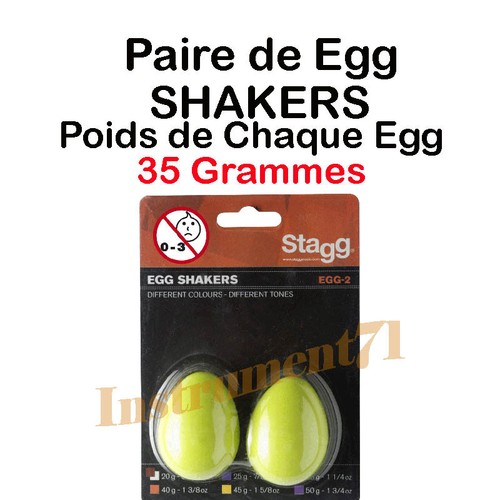 Paire maracas shakkers - paire,