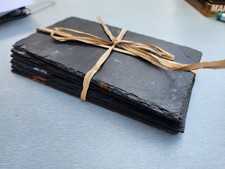 Lot de 6 ardoises naturelles