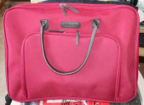 Sac voyage rouge bordeaux - sac,