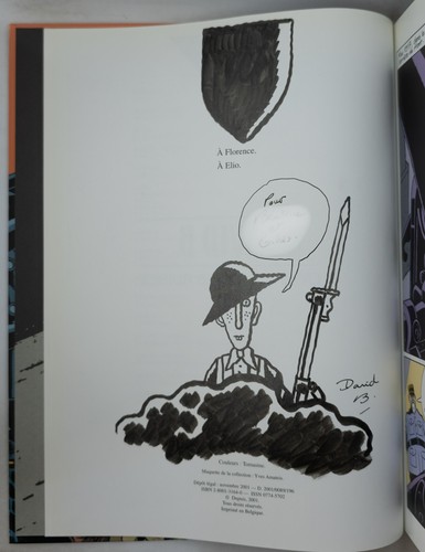 2001 dédicacée ex - bd,