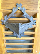 Mangeoire murale pour oiseau en fonte – 20 x 20 cm – 550 g – à fixer