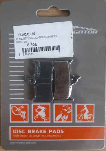 Plaquettes frein vtt - plaquettes,
