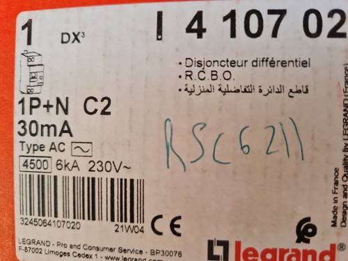 Legrand 410702 disjoncteur - 410702,
