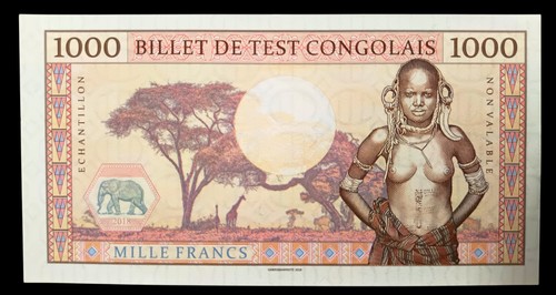 Billet échantillon 1000 - Échantillon, mille