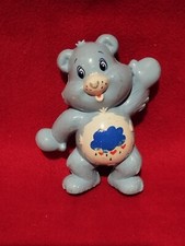 ??Rare Figurine Bisounours, "The Care Bears", Porte Sucette "Grumpy Bear??.
