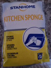 LOT 2 EPONGES STANHOME - EPONGE BI FACE - NEUF - LAVABLE EN MACHINE