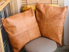 Housse De Coussin En Cuir