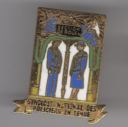 Pin police syndicat - /,
