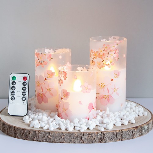 Bougies led flamme vacillante - bougies,