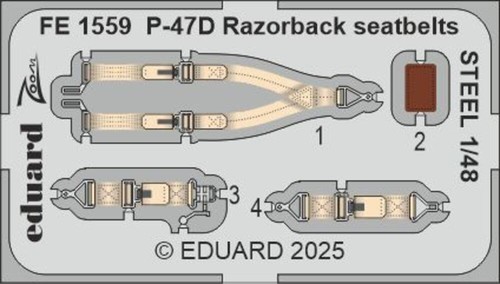 47d razorback seatbelts - p-47d,