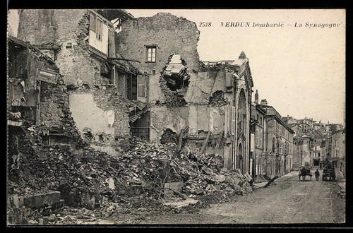 Cpa verdun synagogue - cpa, verdun,