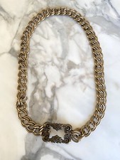 Ceinture chaîne oversize style ART NOUVEAU Vintage 1980's