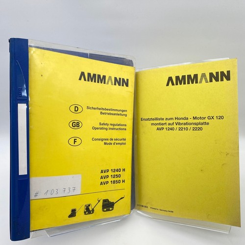 Ammann plaque vibrante - ammann, avp