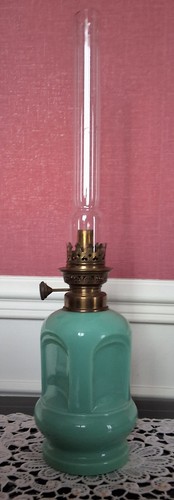 Ancienne lampe pétrole en - lampe,