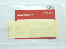 HONDA Adhésif Remember