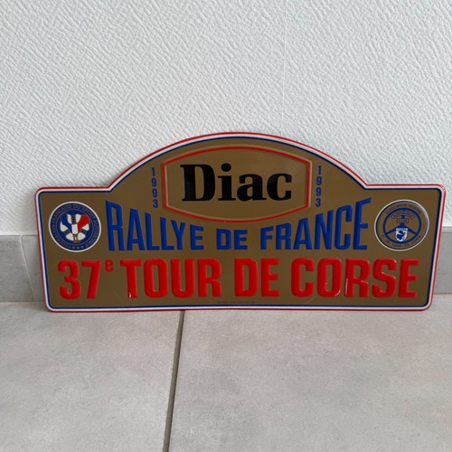 Plaque rallye france 37e - plaque,