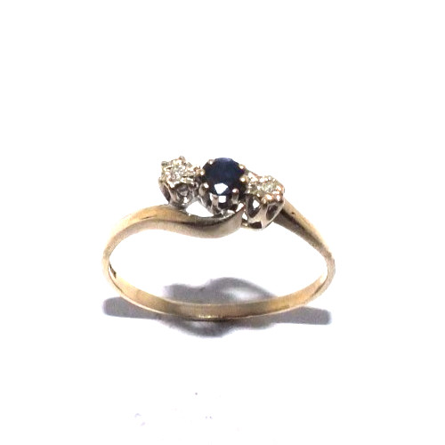 Bague vintage jaune - en,