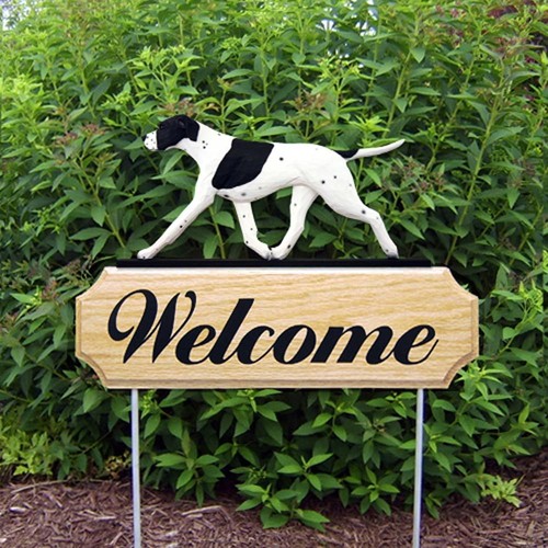 Panneau bienvenue bois - en,