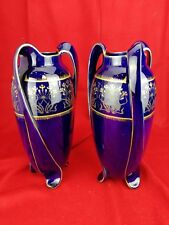 Grande Paire de Vases Luneville France Signés K G .H Art Nouveau, Anciens.