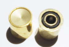 bouton potentiomètre vintage  or axe 6mm lot de 4 pièces