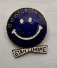 Rare pins STANHOME smile  Emaille 