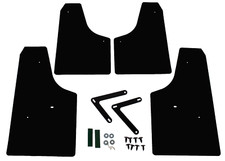 Ford Focus Rs Mk2 Bavette Garde Boue en Noir 4mm PVC avec Raccords - Msa Special