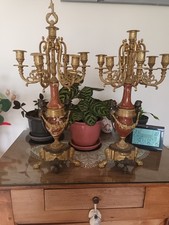 Paire de candélabres  style