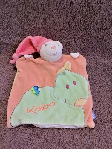 Doudou marionnette ours - , orange