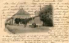 Carte LES AVENIERES Place Bacchus et l'Usine DULLIARD Jolie fontaine