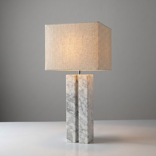 Lampe table marbre - de, en