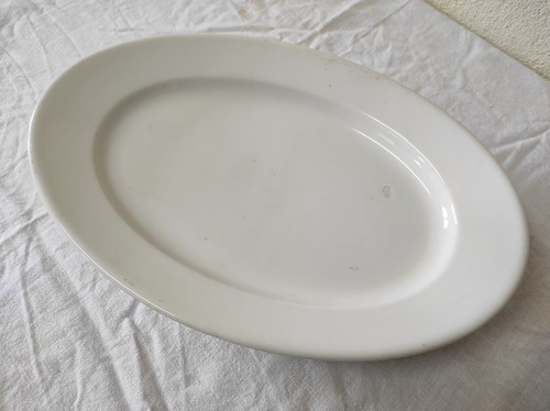 Ancien plat service en - plat,