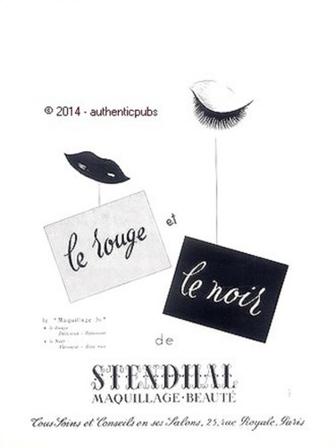 Publicite stendhal maquillage - publicite,
