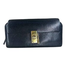 Portefeuille long en cuir