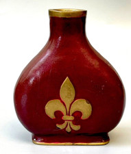 Ancien Flacon Flasque Laiton